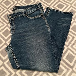 Silver Plus Size Suki Jeans Sz 24x31